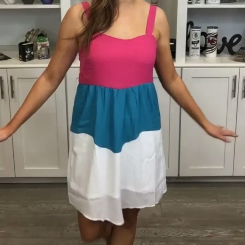 Colorblock dress